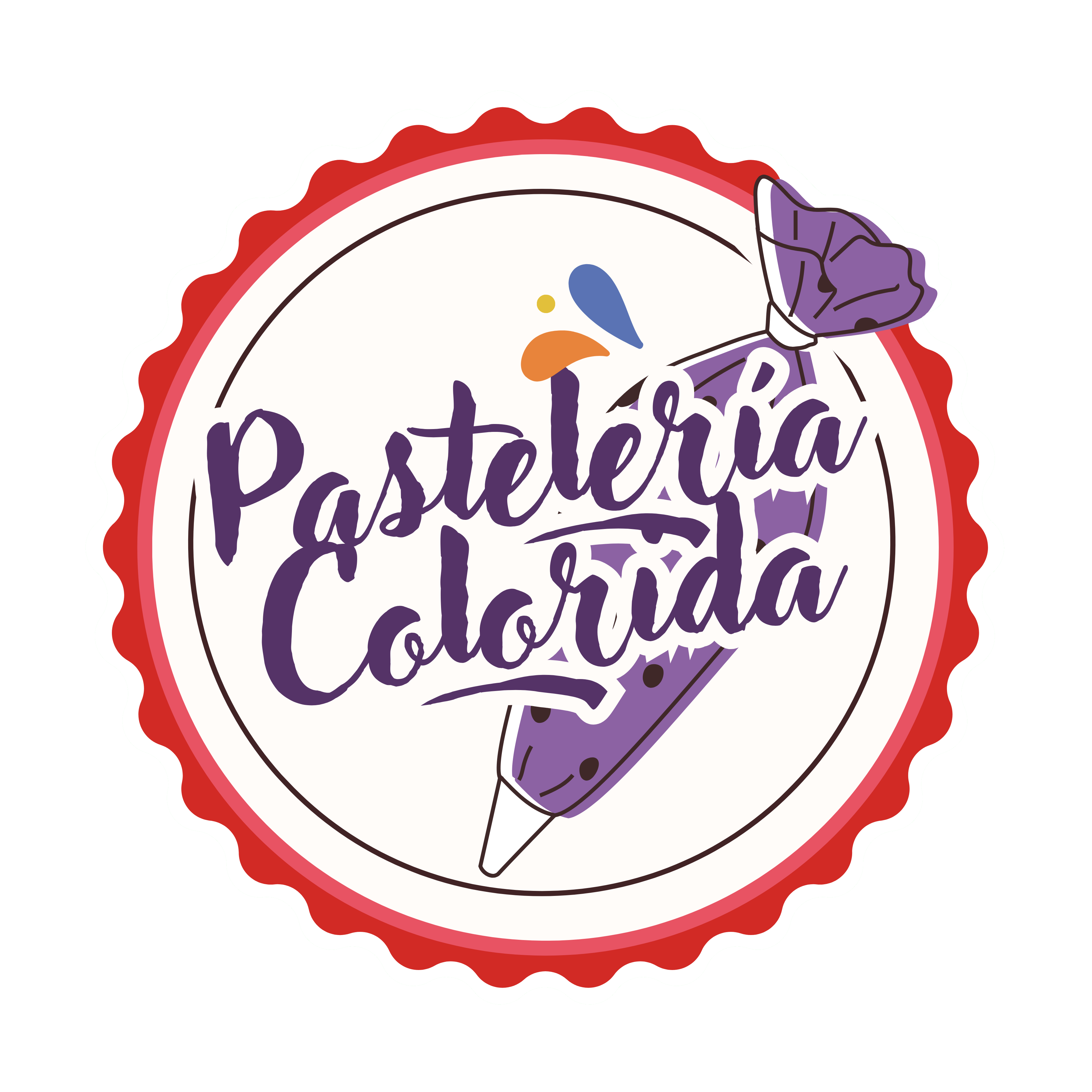 Pastelería Colorida - Logotipo Principal